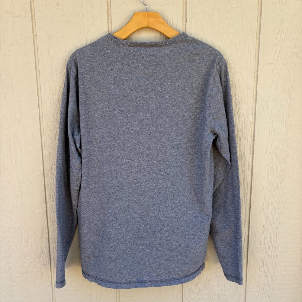 Patagonia Long-Sleeved Daily Henley Mens Medium Gray Outdoor Gorpcore Minimalist - Picture 7 of 9